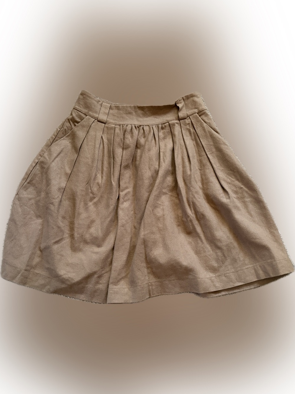 Pink Martini Circle Skirt in Light Taupe